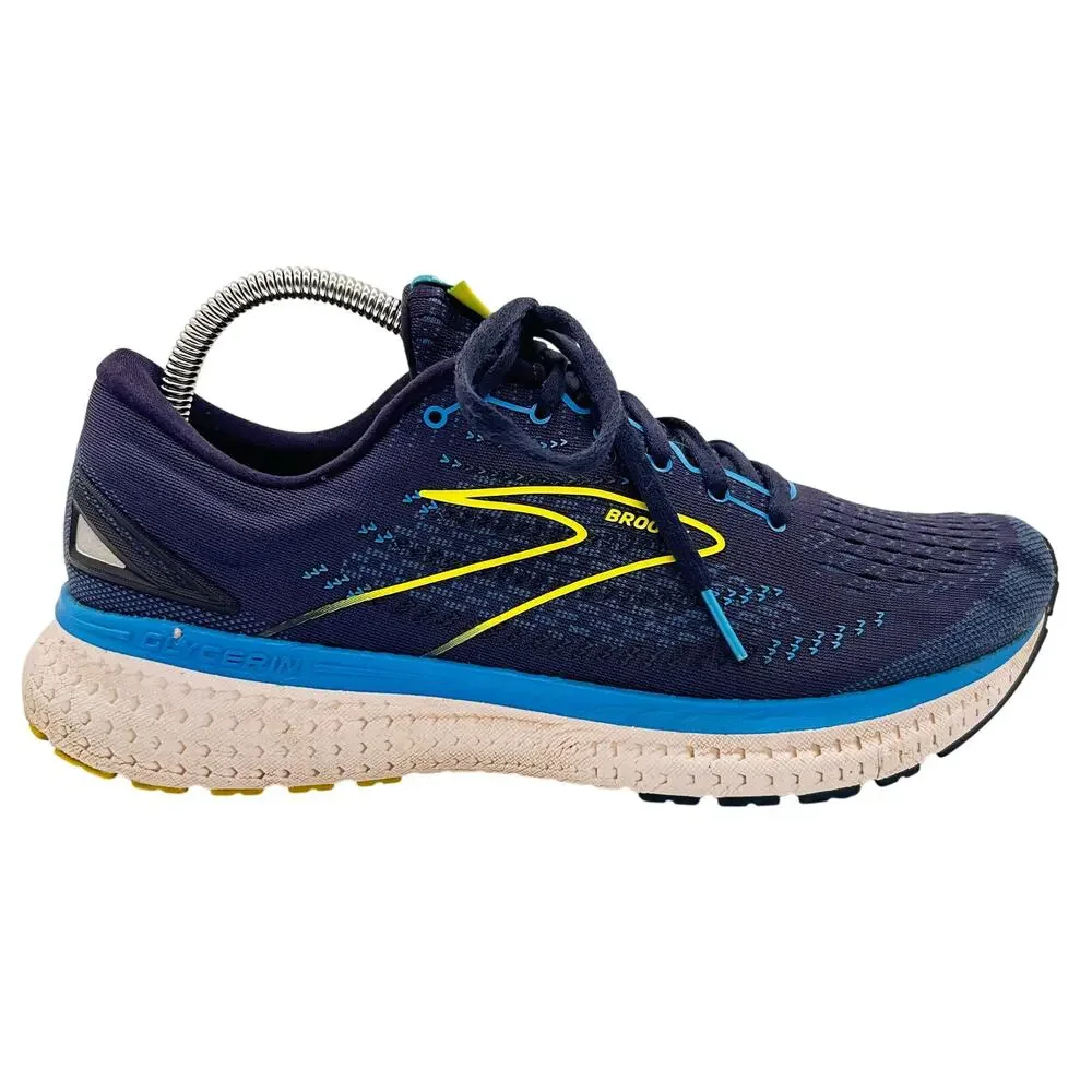 Brooks Glycerin 19 Road-Running‎ Sneaker Shoes Navy Purple Men’s 10 D (Medium)